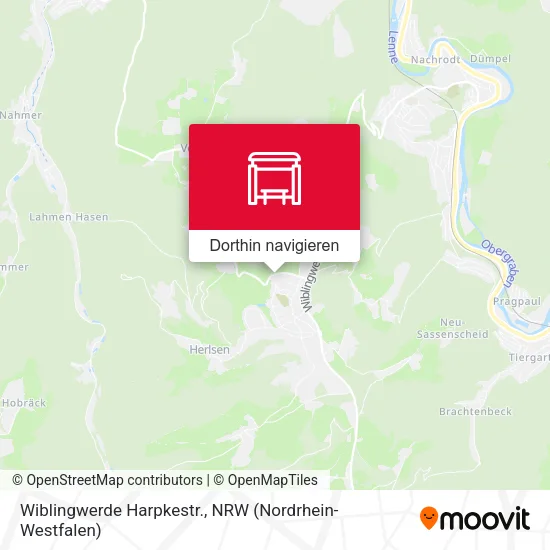 Wiblingwerde Harpkestr. Karte