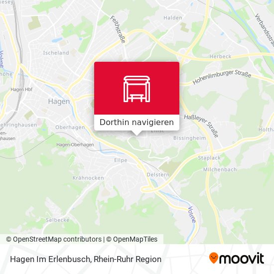 Hagen Im Erlenbusch Karte