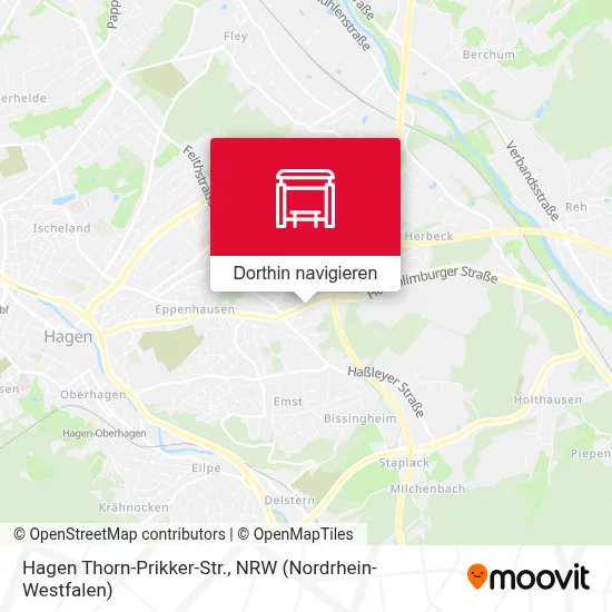 Hagen Thorn-Prikker-Str. Karte