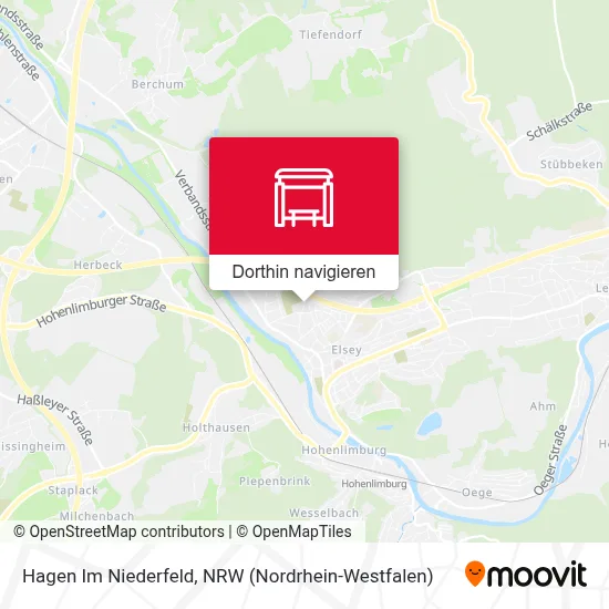 Hagen Im Niederfeld Karte
