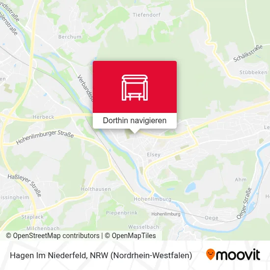 Hagen Im Niederfeld Karte
