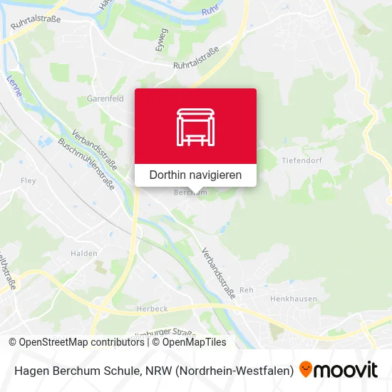 Hagen Berchum Schule Karte