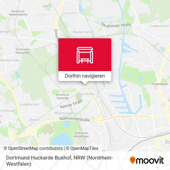 Dortmund Huckarde Bushof Karte