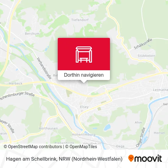 Hagen am Schellbrink Karte