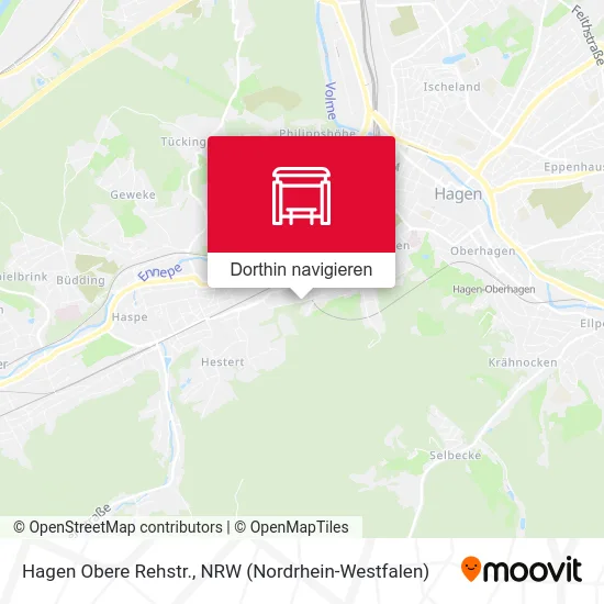 Hagen Obere Rehstr. Karte