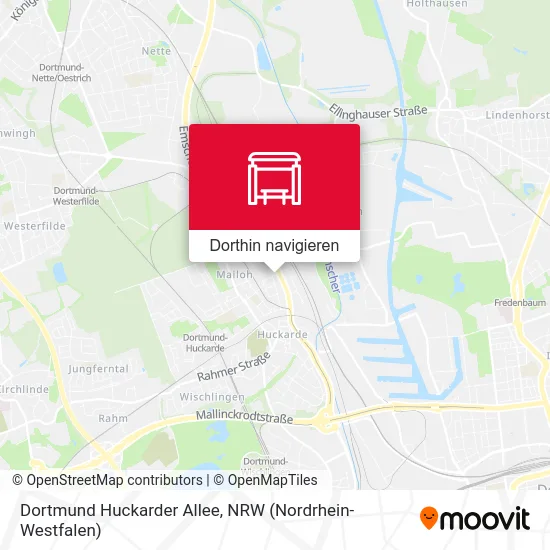 Dortmund Huckarder Allee Karte