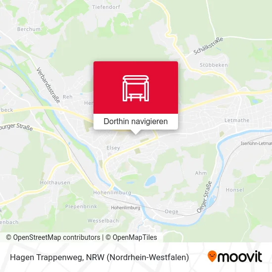 Hagen Trappenweg Karte