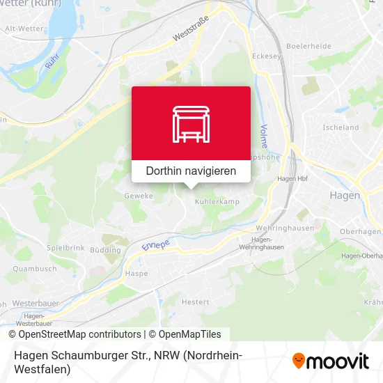 Hagen Schaumburger Str. Karte