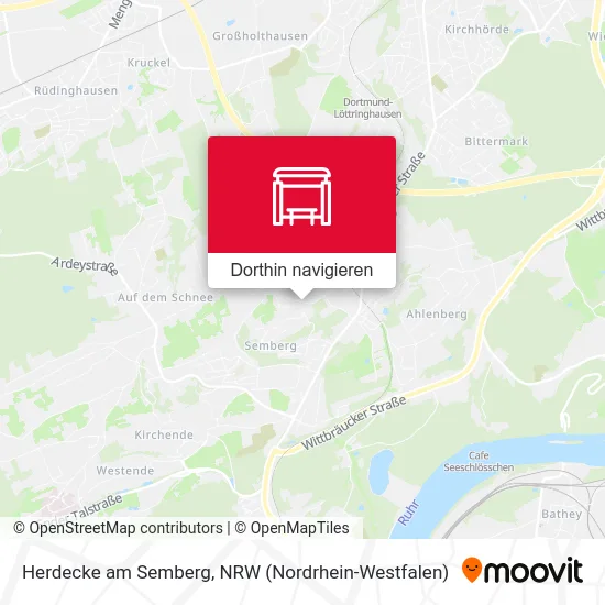 Herdecke am Semberg Karte