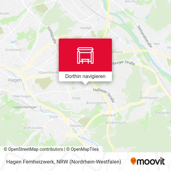 Hagen Fernheizwerk Karte