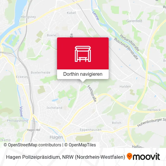 Hagen Polizeipräsidium Karte