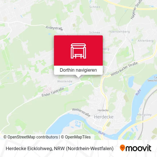 Herdecke Eicklohweg Karte