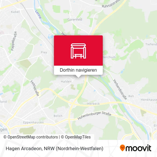 Hagen Arcadeon Karte