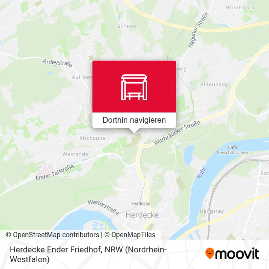 Herdecke Ender Friedhof Karte