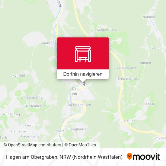 Hagen am Obergraben Karte