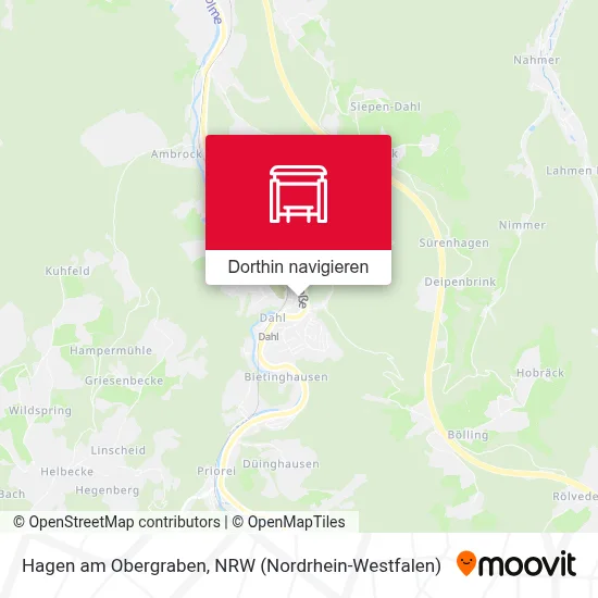 Hagen am Obergraben Karte