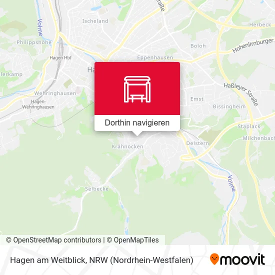 Hagen am Weitblick Karte