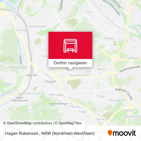 Hagen Rubensstr. Karte