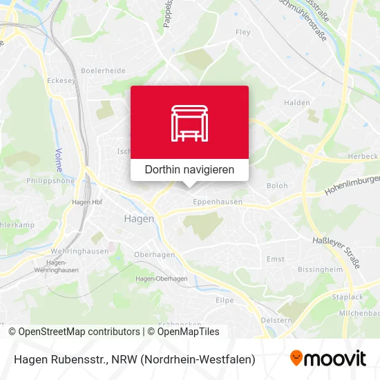 Hagen Rubensstr. Karte