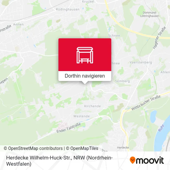 Herdecke Wilhelm-Huck-Str. Karte