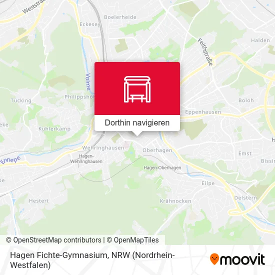 Hagen Fichte-Gymnasium Karte