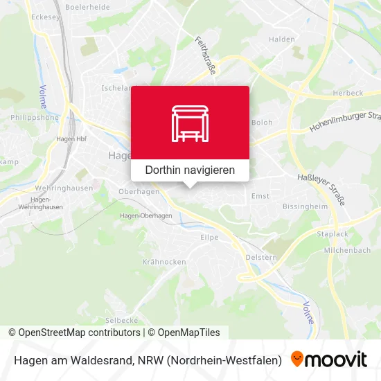 Hagen am Waldesrand Karte