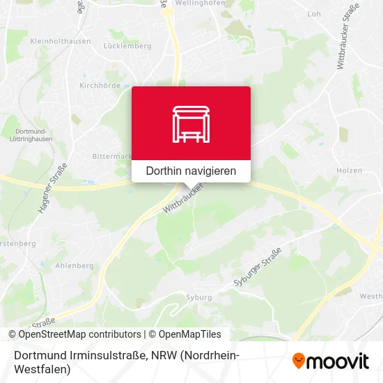 Dortmund Irminsulstraße Karte