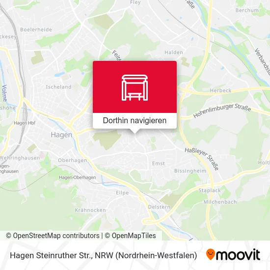 Hagen Steinruther Str. Karte