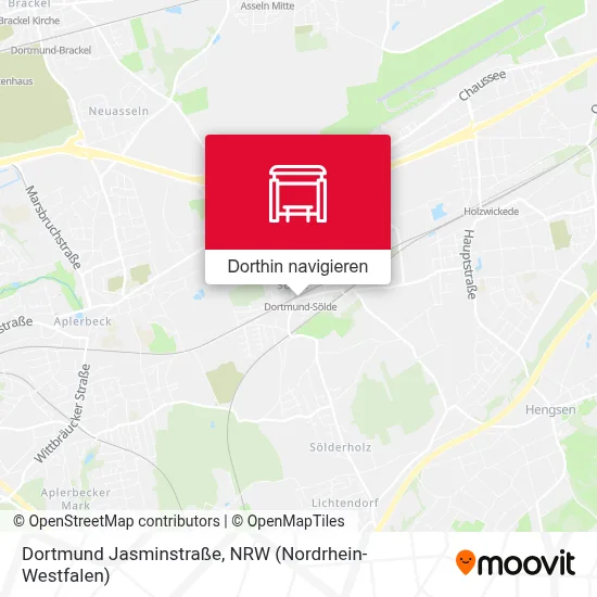 Dortmund Jasminstraße Karte