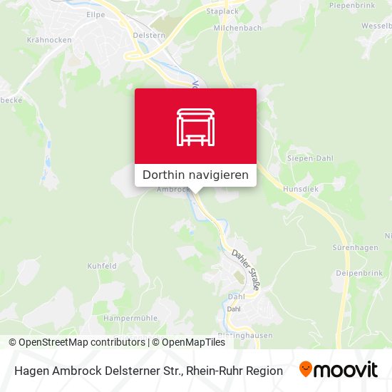 Hagen Ambrock Delsterner Str. Karte