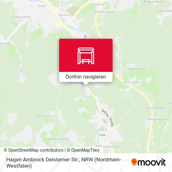 Hagen Ambrock Delsterner Str. Karte