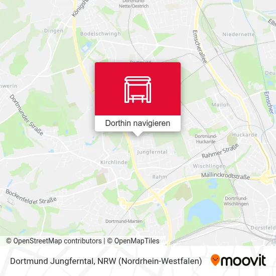 Dortmund Jungferntal Karte