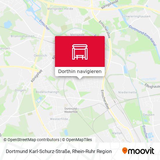 Dortmund Karl-Schurz-Straße Karte