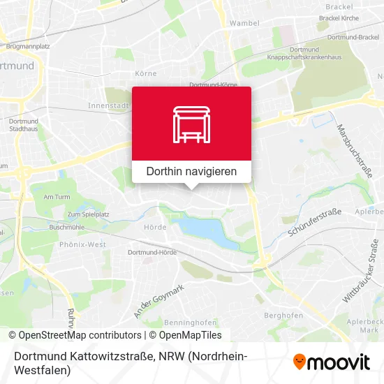 Dortmund Kattowitzstraße Karte
