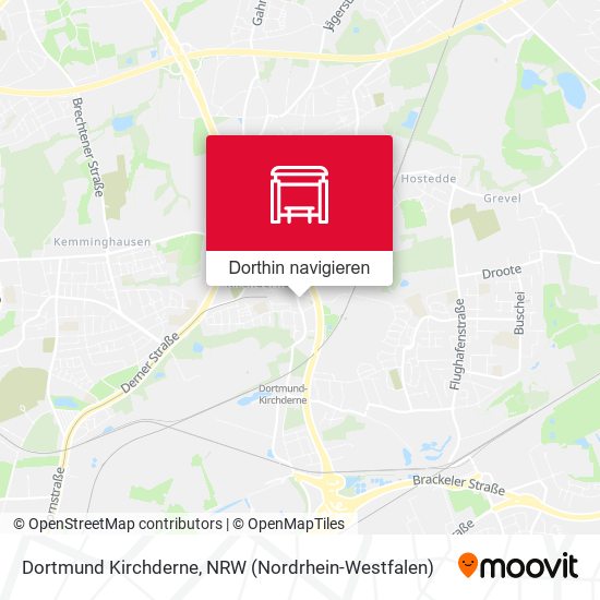 Dortmund Kirchderne Karte