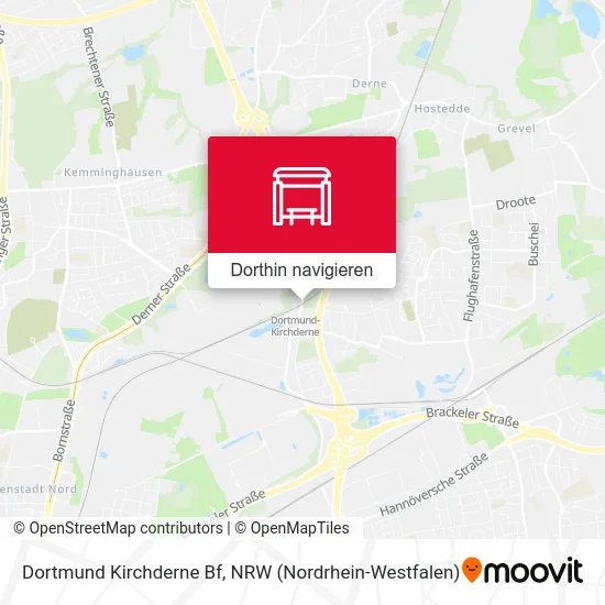 Dortmund Kirchderne Bf Karte