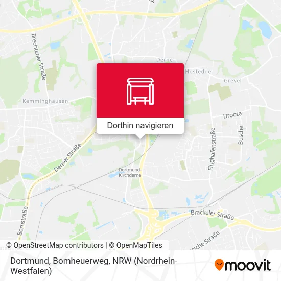 Dortmund, Bomheuerweg Karte