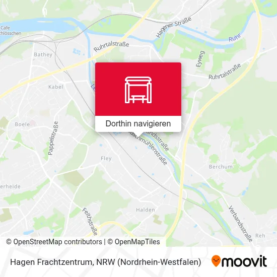 Hagen Frachtzentrum Karte