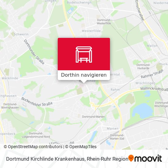 Dortmund Kirchlinde Krankenhaus Karte