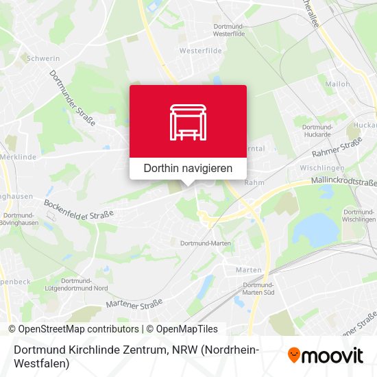 Dortmund Kirchlinde Zentrum Karte