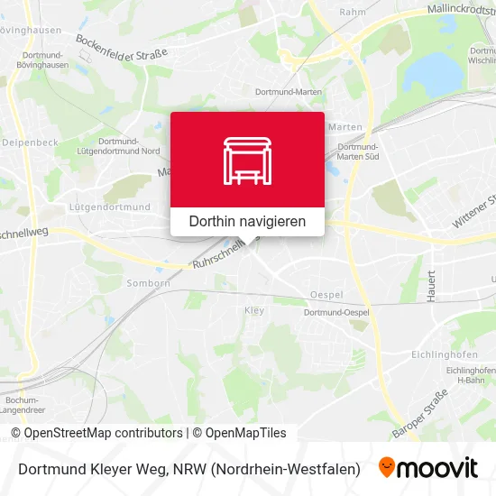 Dortmund Kleyer Weg Karte