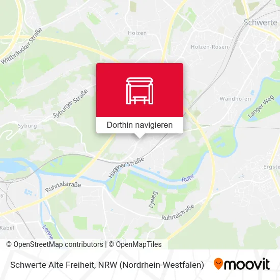 Schwerte Alte Freiheit Karte