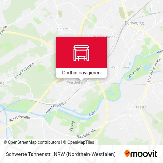 Schwerte Tannenstr. Karte