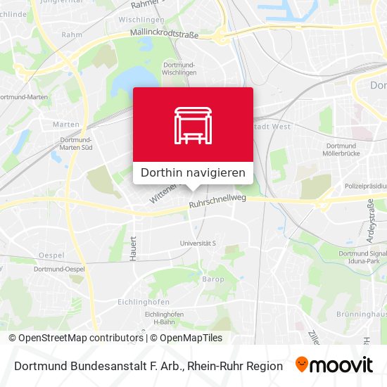 Dortmund Bundesanstalt F. Arb. Karte