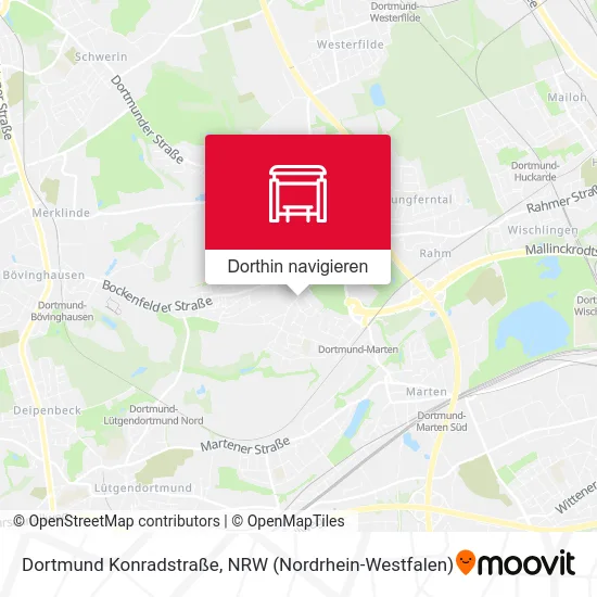 Dortmund Konradstraße Karte