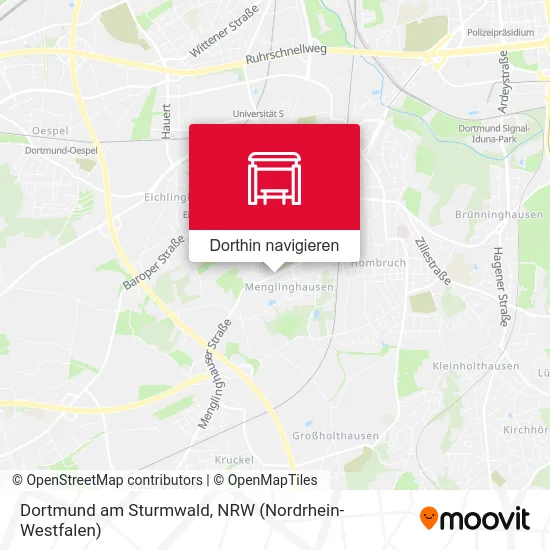 Dortmund am Sturmwald Karte