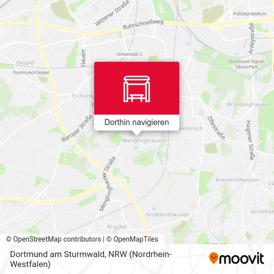 Dortmund am Sturmwald Karte