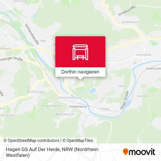 Hagen GS Auf Der Heide Karte