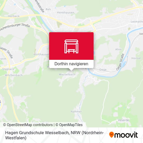 Hagen Grundschule Wesselbach Karte