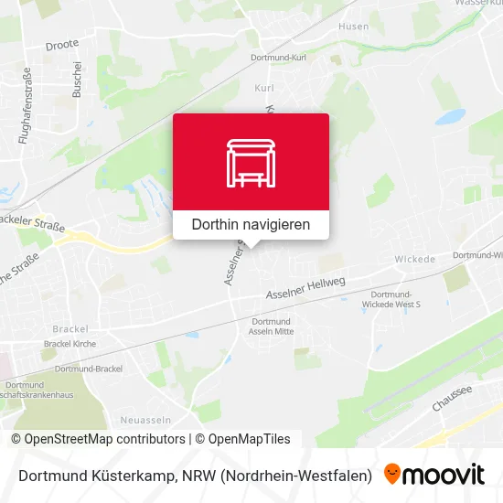 Dortmund Küsterkamp Karte